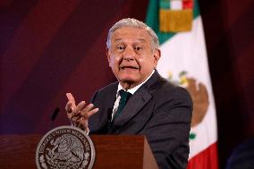 Andres Manuel Lopez Obrador, President Of Mexico News Conference