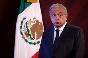 Andres Manuel Lopez Obrador, President Of Mexico News Conference