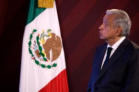 Andres Manuel Lopez Obrador, President Of Mexico News Conference