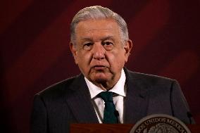 Andres Manuel Lopez Obrador, President Of Mexico News Conference