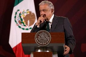 Andres Manuel Lopez Obrador, President Of Mexico News Conference