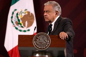 Andres Manuel Lopez Obrador, President Of Mexico News Conference