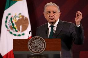 Andres Manuel Lopez Obrador, President Of Mexico News Conference