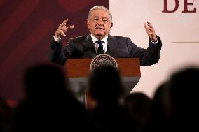 Andres Manuel Lopez Obrador, President Of Mexico News Conference