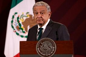 Andres Manuel Lopez Obrador, President Of Mexico News Conference