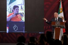 Andres Manuel Lopez Obrador, President Of Mexico News Conference