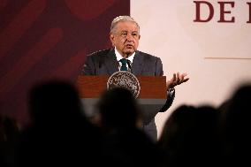 Andres Manuel Lopez Obrador, President Of Mexico News Conference