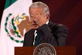 Andres Manuel Lopez Obrador, President Of Mexico News Conference