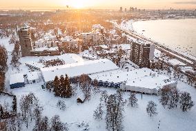 Aerial view of Pirita district