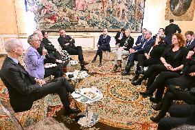 Elisabeth Borne Meets The Deputies Of The Group Horizons - Paris