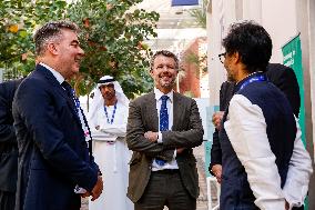 Crown Prince Federik Of Denmark Attends COP28 In Dubai