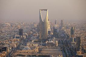 Riyadh Seen From Majdoul Tower - Saudi Arabia
