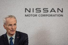 Renault, Nissan And Mitsubishi Motors Hold Joint Press Conference - Paris