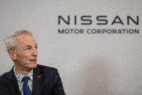 Renault, Nissan And Mitsubishi Motors Hold Joint Press Conference - Paris