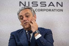 Renault, Nissan And Mitsubishi Motors Hold Joint Press Conference - Paris