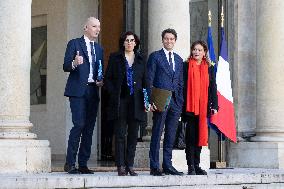 Weekly cabinet meeting at the Elysee - Paris