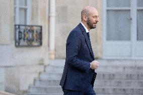 Weekly cabinet meeting at the Elysee - Paris