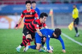 (SP)CHINA-WUHAN-FOOTBALL-AFC CHAMPIONS LEAGUE-WUHAN THREE TOWNS FC VS POHANG STEELERS (CN)