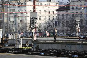 BELGIUM-BRUSSELS-RAILWAY-STRIKE