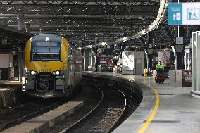 BELGIUM-BRUSSELS-RAILWAY-STRIKE
