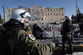 Protest In Memoriam Of Alexis Grigoropoulos