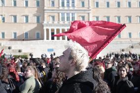 Protest In Memoriam Of Alexis Grigoropoulos