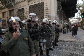 Protest In Memoriam Of Alexis Grigoropoulos