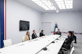 President Macron At G7 Summit Meeting - Paris