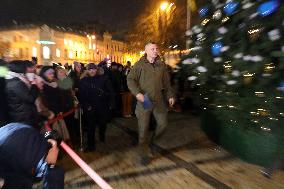 Lighting of main Christmas tree of Ukraine in Kyiv
