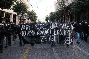 Protest In Memoriam Of Alexis Grigoropoulos In Athens