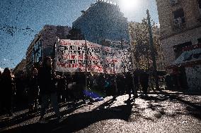 Protest In Memoriam Of Alexis Grigoropoulos In Athens