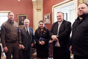 Senator Durbin Hold A Ukraine Speaker Stefanchuck Meeting