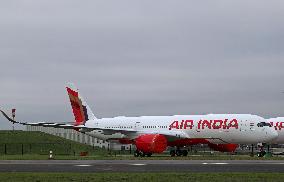 Airbus A350-941 at Toulouse airport before being delivered to Air India