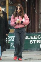 Emily Ratajkowski Takes A Walk - NYC