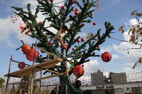 LEBANON-MARJAYOUN-CHRISTMAS DECORATIONS