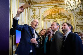 PM Borne At Reception In Honour Of The French Skills Team - Paris