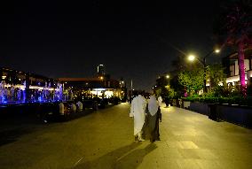 Riyadh’s The Zone At Night - Saudi Arabia