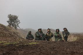 MIDEAST-GOLAN HEIGHTS-MILITARY DRILL