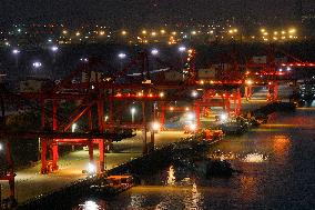 Longtan Container Port in Nanjing