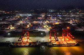 Longtan Container Port in Nanjing