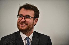 Press Conference On A Food Waste Collection And Recycling Plan - Paris