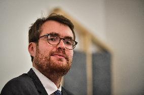 Press Conference On A Food Waste Collection And Recycling Plan - Paris