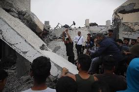 Dammages After Bombing In Khan Yunes - Gaza Strip