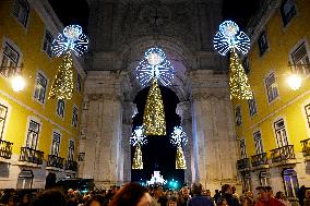 Inauguration of the Christmas lights in Lisbon