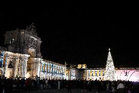 Inauguration of the Christmas lights in Lisbon