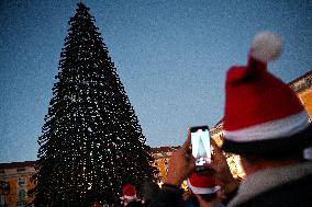 Inauguration of the Christmas lights in Lisbon