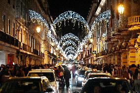 Inauguration of the Christmas lights in Lisbon