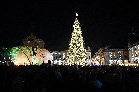 Inauguration of the Christmas lights in Lisbon