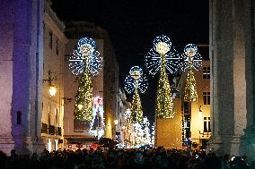 Inauguration of the Christmas lights in Lisbon