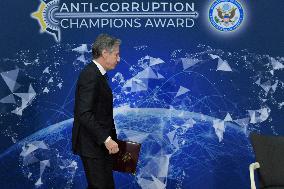 Sec Blinken Hold A Anti-Corruption Champion Award Ceremony